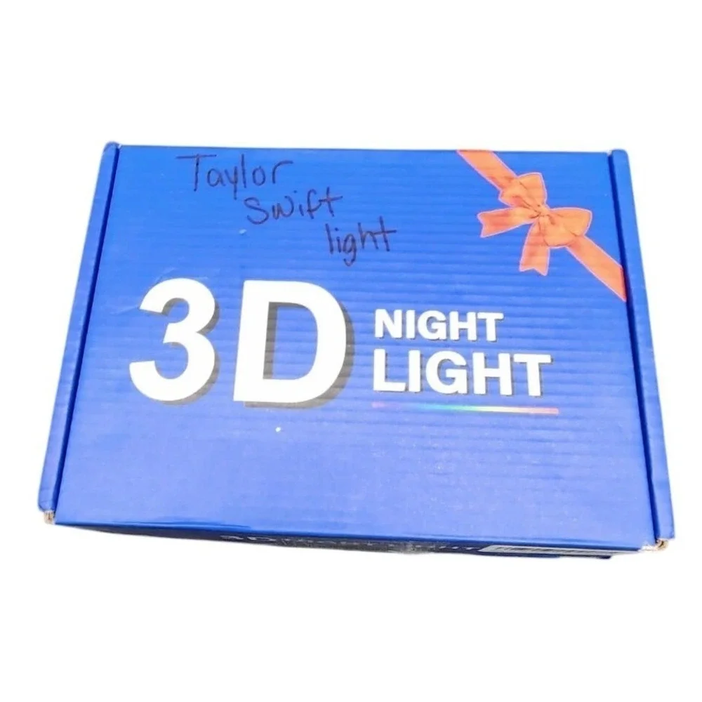 YJYKL Clear Taylor Swift 3D Night Light Eras Tour Swiftie Gift 16 Color Changing